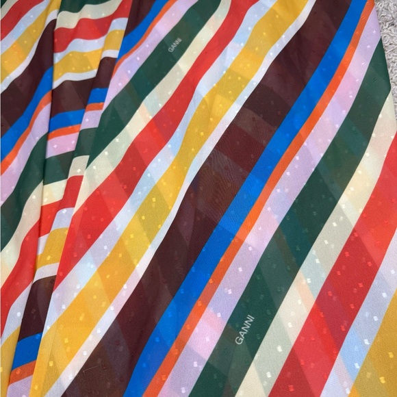 Ganni Multicolor Striped Dress - Picture 6 of 12